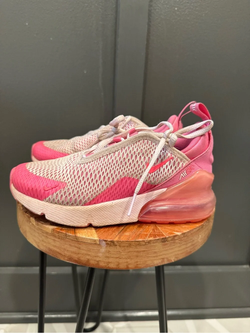Nike Kids Pink Air Max 270 Sneakers
